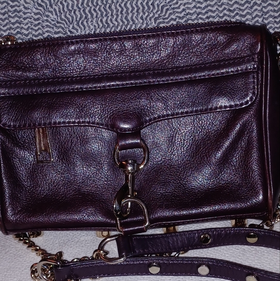 LADIES BAG BURGUNDY CLOUR  LEATHER. - Picture 4 of 7